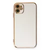 Newface iPhone 11 Kılıf Volet Silikon - Beyaz
