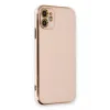 Newface iPhone 11 Kılıf Volet Silikon - Pembe