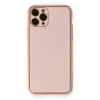 Newface iPhone 11 Pro Kılıf Coco Deri Silikon Kapak - Pembe