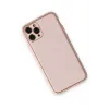 Newface iPhone 11 Pro Kılıf Coco Deri Silikon Kapak - Pudra
