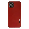 Newface iPhone 11 Pro Kılıf Loop Deri Silikon - Kırmızı