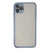 Newface iPhone 11 Pro Kılıf Razer Lensli Silikon - Açık Mavi
