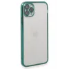 Newface iPhone 11 Pro Kılıf Razer Lensli Silikon - Yeşil