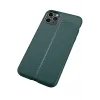 Newface iPhone 11 Pro Max Kılıf Auto Focus Kapak - Yeşil