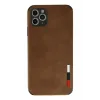 Newface iPhone 11 Pro Max Kılıf Loop Deri Silikon - Kahverengi