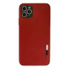 Newface Apple iPhone 11 Pro Max Kılıf Loop Deri Silikon - Kırmızı