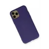 Newface iPhone 11 Pro Max Kılıf Nano içi Kadife Silikon - Mor