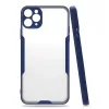 Newface iPhone 11 Pro Max Kılıf Platin Silikon - Lacivert