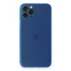 Newface iPhone 11 Pro Max Kılıf PP Ultra İnce Kapak - Mavi