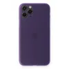 Newface iPhone 11 Pro Max Kılıf PP Ultra İnce Kapak - Mor