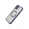Newface iPhone 11 Pro Max Kılıf Prag Magneticsafe Kapak - Derin Mor