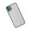 Newface iPhone 11 Pro Max Kılıf Razer Lensli Silikon - Yeşil