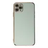 Newface iPhone 11 Pro Max Kılıf Volet Silikon - Açık Yeşil