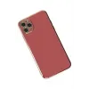 Newface iPhone 11 Pro Max Kılıf Volet Silikon - Kırmızı