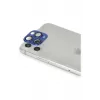 Newface iPhone 11 Pro Max Pers Alüminyum Kamera Lens - Lacivert