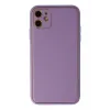 Newface iPhone 12 Kılıf Coco Deri Silikon Kapak - Lila