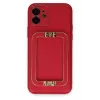Newface iPhone 12 Kılıf Coco Elit Kapak - Kırmızı