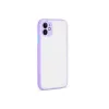 Newface iPhone 12 Kılıf Montreal Silikon Kapak - Mor