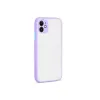 Newface iPhone 12 Kılıf Montreal Silikon Kapak - Mor