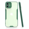 Newface iPhone 12 Kılıf Platin Silikon - Yeşil