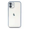 Newface iPhone 12 Kılıf Razer Lensli Silikon - Açık Mavi