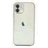 Newface iPhone 12 Kılıf Razer Lensli Silikon - Gümüş