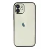 Newface iPhone 12 Kılıf Razer Lensli Silikon - Siyah