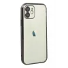 Newface iPhone 12 Kılıf Razer Lensli Silikon - Siyah