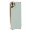 Newface iPhone 12 Kılıf Volet Silikon - Açık Yeşil