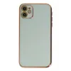 Newface iPhone 12 Kılıf Volet Silikon - Açık Yeşil