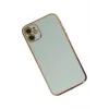 Newface iPhone 12 Kılıf Volet Silikon - Açık Yeşil