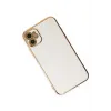 Newface iPhone 12 Kılıf Volet Silikon - Beyaz