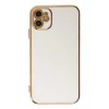 Newface iPhone 12 Kılıf Volet Silikon - Beyaz