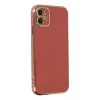 Newface iPhone 12 Kılıf Volet Silikon - Kırmızı