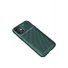 Newface iPhone 12 Mini Kılıf Auto Focus Karbon Kapak - Yeşil