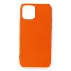 Newface iPhone 12 Mini Kılıf First Silikon - Turuncu
