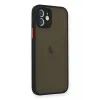 Newface iPhone 12 Mini Kılıf Montreal Silikon Kapak - Siyah