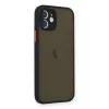 Newface iPhone 12 Mini Kılıf Montreal Silikon Kapak - Siyah