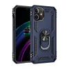 Newface iPhone 12 Mini Kılıf Sofya Yüzüklü Silikon Kapak - Lacivert