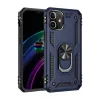 Newface iPhone 12 Mini Kılıf Sofya Yüzüklü Silikon Kapak - Lacivert