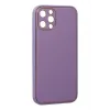 Newface iPhone 12 Pro Kılıf Coco Deri Silikon Kapak - Lila