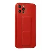 Newface iPhone 12 Pro Kılıf Coco Deri Standlı Kapak - Kırmızı