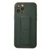 Newface iPhone 12 Pro Kılıf Coco Deri Standlı Kapak - Yeşil