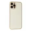 Newface iPhone 12 Pro Kılıf Coco Karbon Silikon - Beyaz