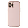 Newface iPhone 12 Pro Kılıf Coco Karbon Silikon - Pembe