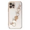 Newface iPhone 12 Pro Kılıf Esila Silikon - Beyaz