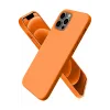 Newface iPhone 12 Pro Kılıf First Silikon - Turuncu