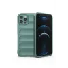 Newface iPhone 12 Pro Kılıf Optimum Silikon - Koyu Yeşil