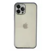 Newface iPhone 12 Pro Kılıf Razer Lensli Silikon - Lacivert