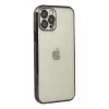 Newface iPhone 12 Pro Kılıf Razer Lensli Silikon - Siyah